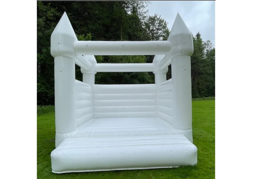 Hüpfburg "Wedding" in weiß - für Deine Hochzeit (Miete)