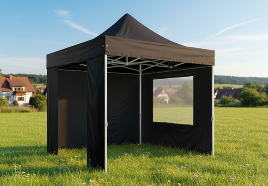 Stabiles Faltzelt in Profi-Ausführung mit 3m x 3m